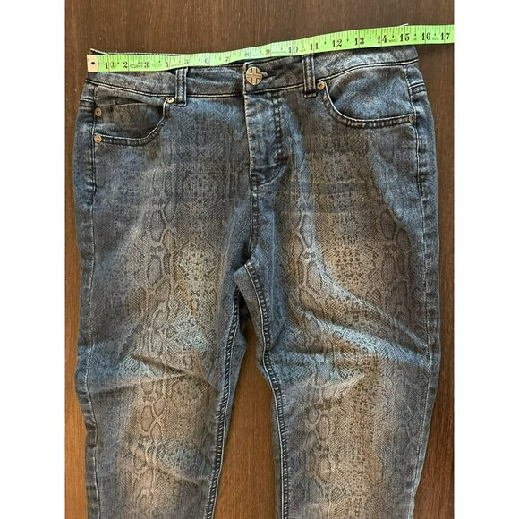 Liverpool Abby Skinny Snake Print Jeans Size 10/30 - Picture 8 of 10